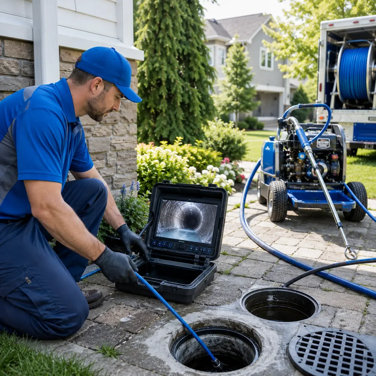 Outdoor drain cleaning professionals serving Greensburg, PA